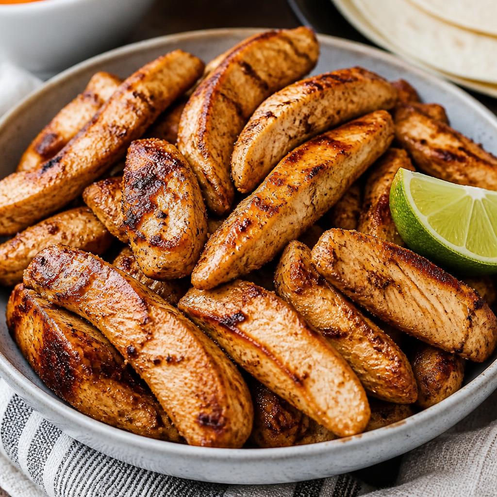 Tiras de Pechuga de Pollo para Fajita — Precocidas