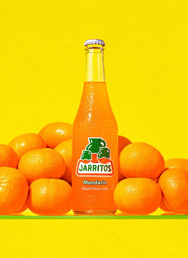 Refresco de Mandarina — Botella de Vidrio
