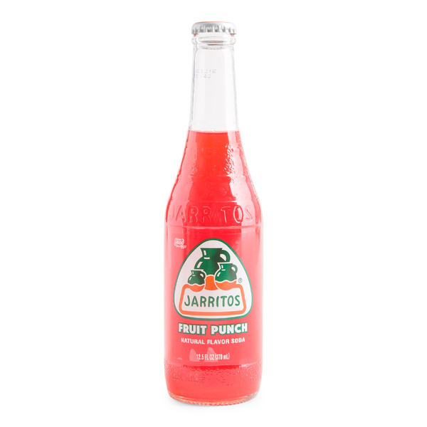 Refresco de Ponche de Frutas — Botella de Vidrio