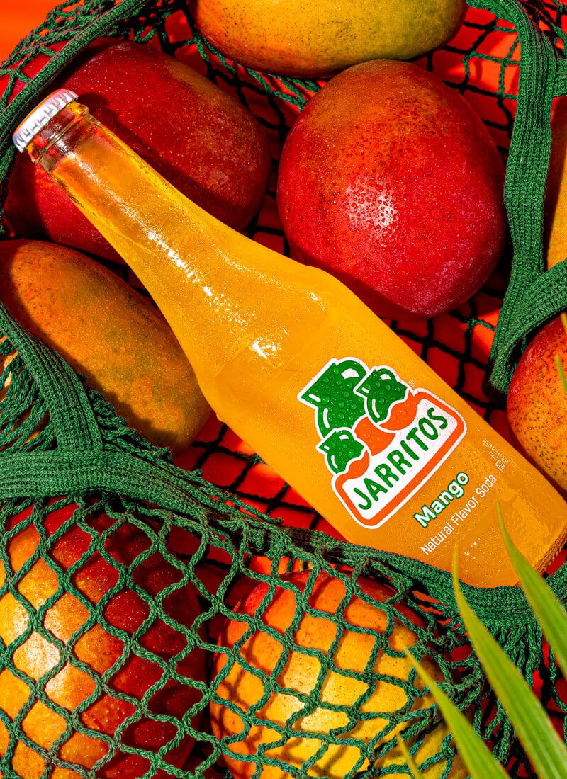 Refresco de Mango — Botella de Vidrio