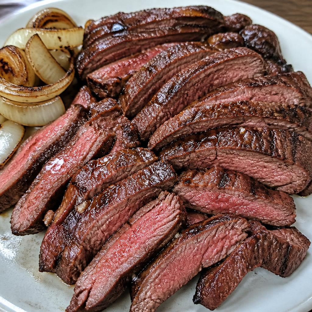 Arrachera Exterior de Res para Fajita — Marinada, Cruda