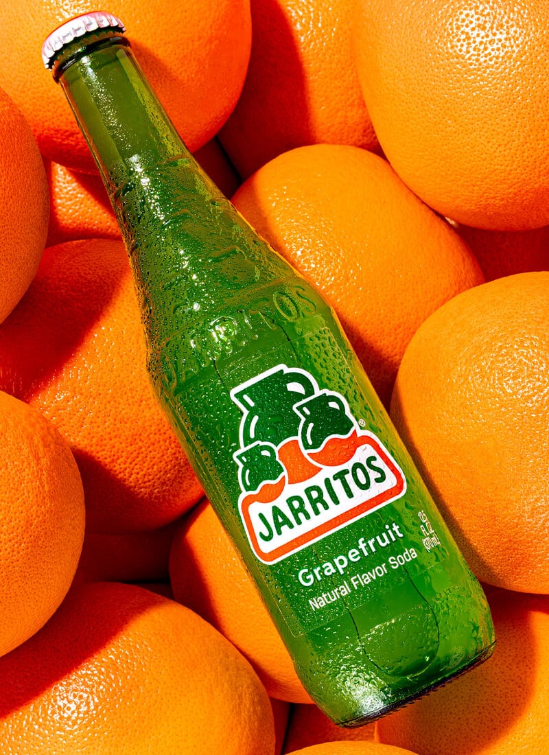 Refresco de Toronja — Botella de Vidrio