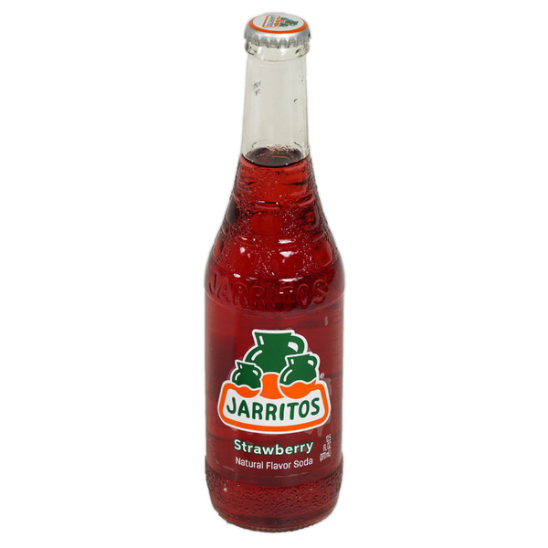 Refresco de Fresa — Botella de Vidrio